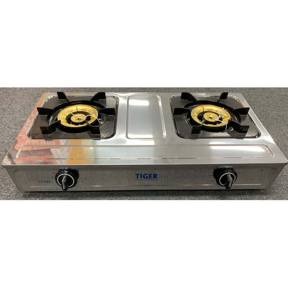 CT-282S Tiger Double Burner Gas Cooker